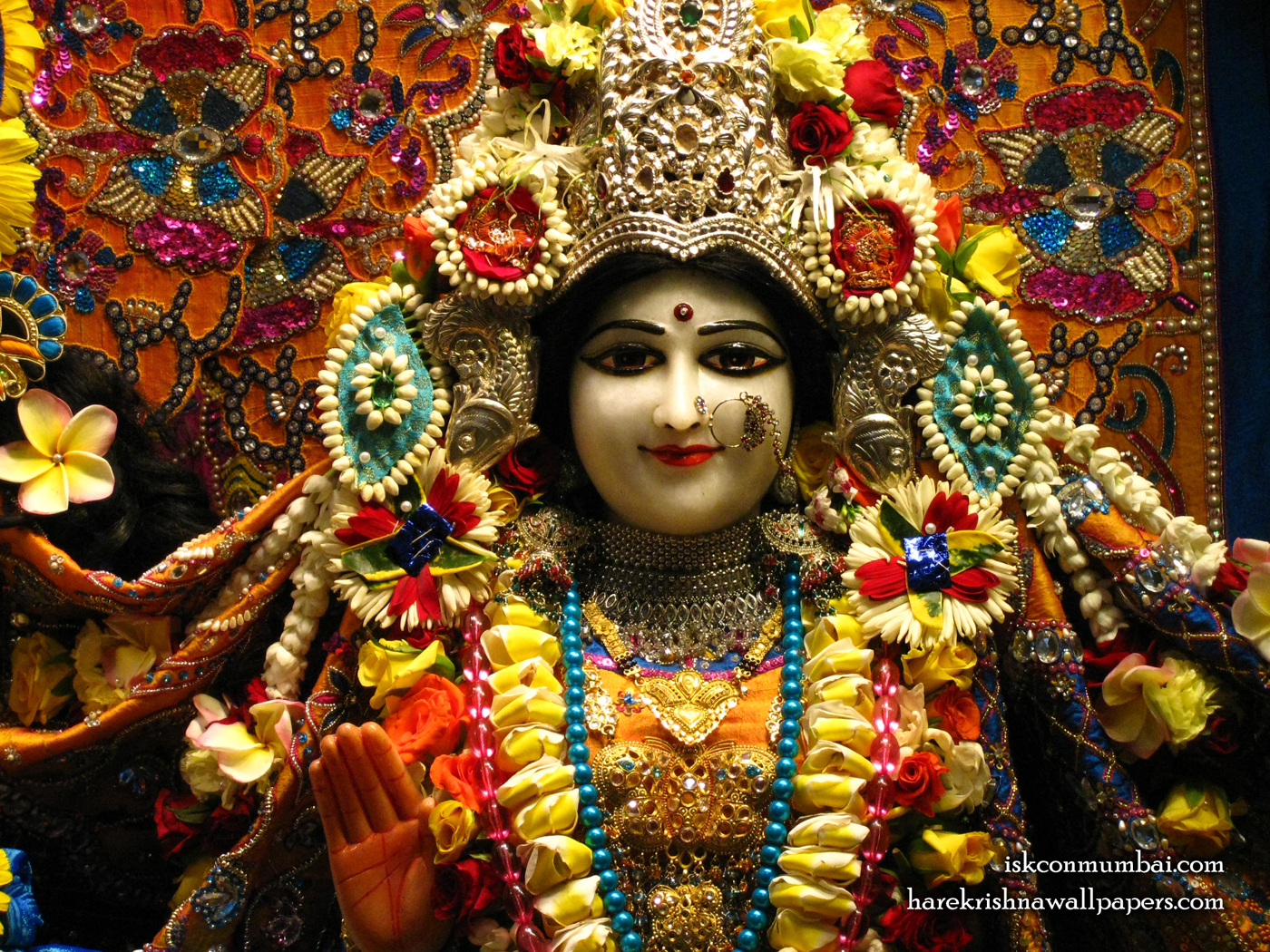 Sri Radha Face Wallpaper (010) Size 1400x1050 Download