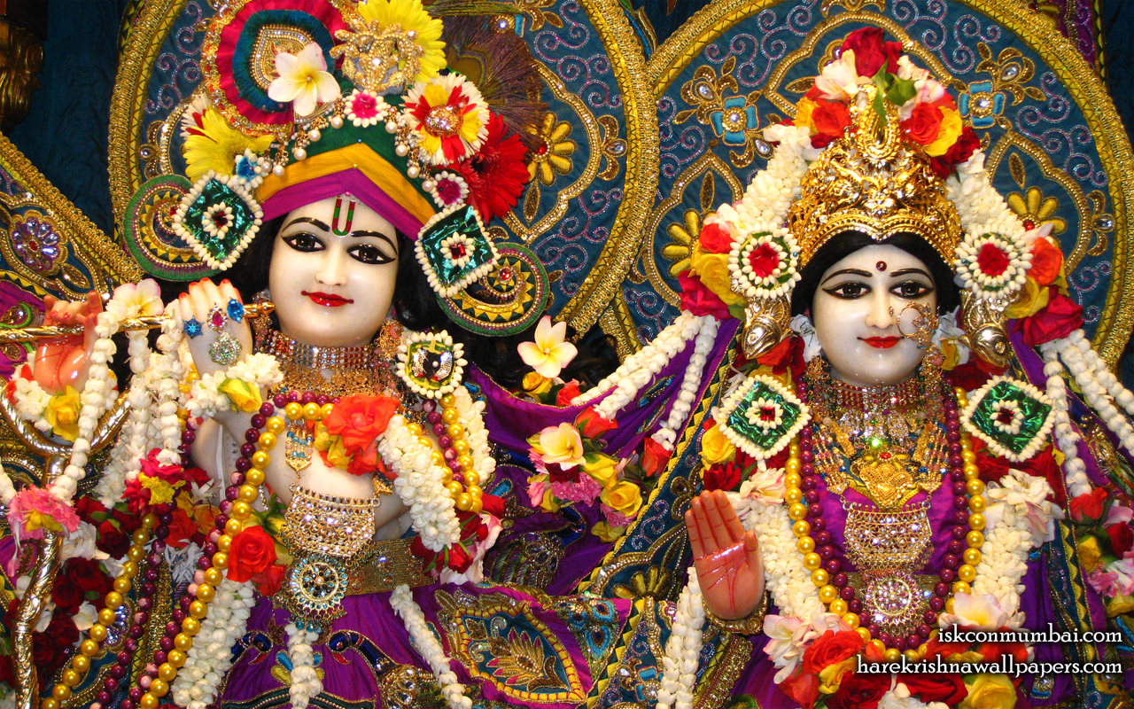 Sri Sri Radha Rasabihari Close up Wallpaper (010) Size 1280x800 Download