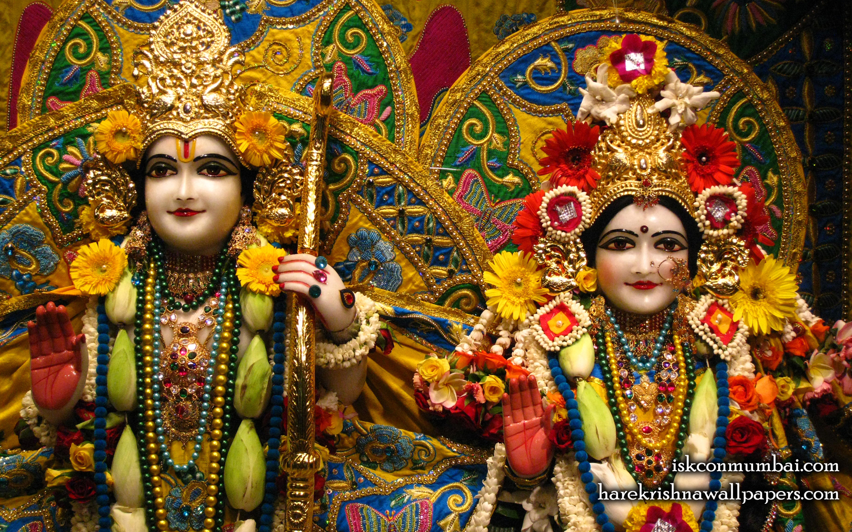 Sri Sri Sita Rama Close up Wallpaper (010) Size 1680x1050 Download
