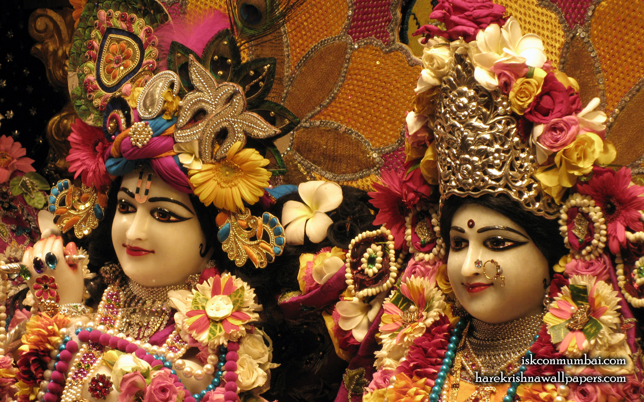 Sri Sri Radha Rasabihari Close up Wallpaper (011) Size 1280x800 Download