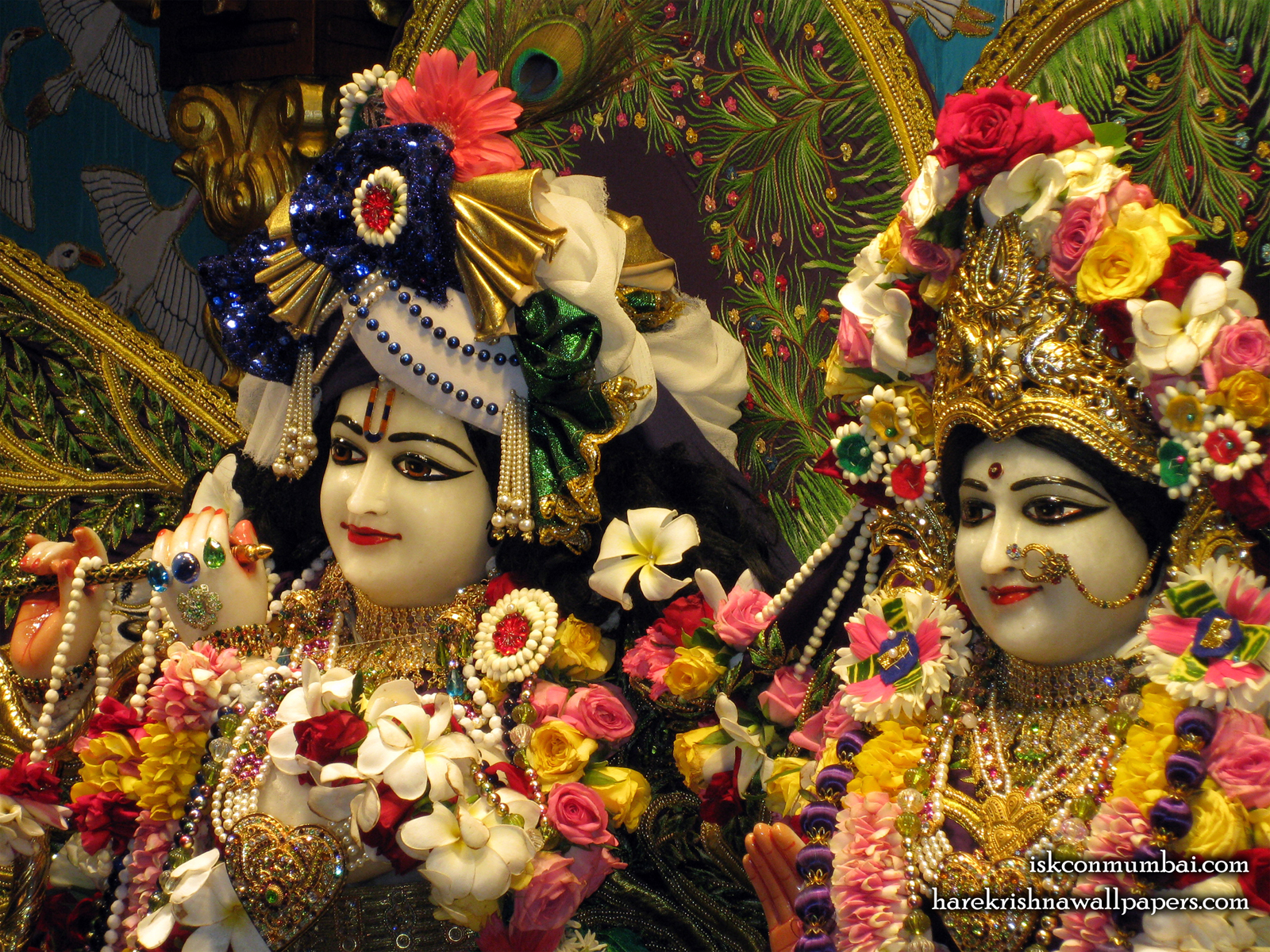 Sri Sri Radha Rasabihari Close up Wallpaper (012) Size1600x1200 Download