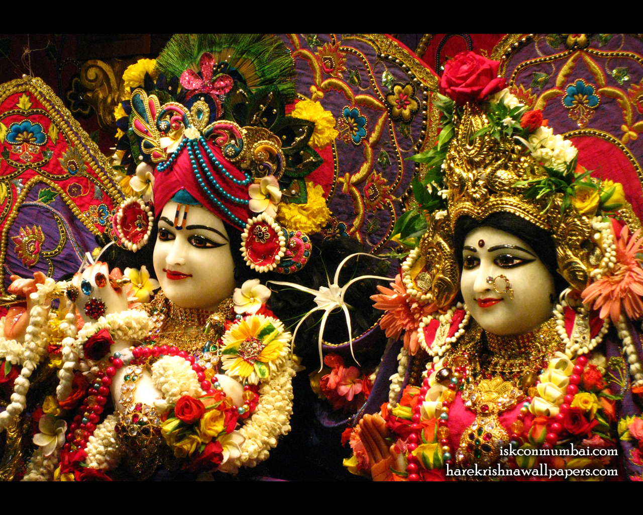 Sri Sri Radha Rasabihari Close up Wallpaper (013) Size 1280x1024 Download