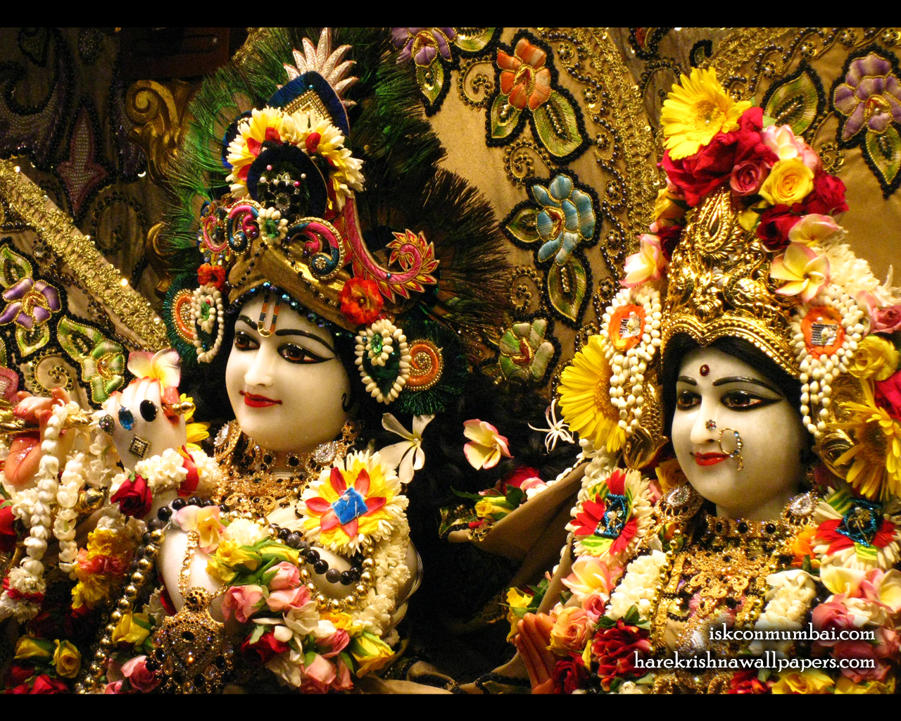 Sri Sri Radha Rasabihari Close up Wallpaper (014) Size 1280x1024 Download