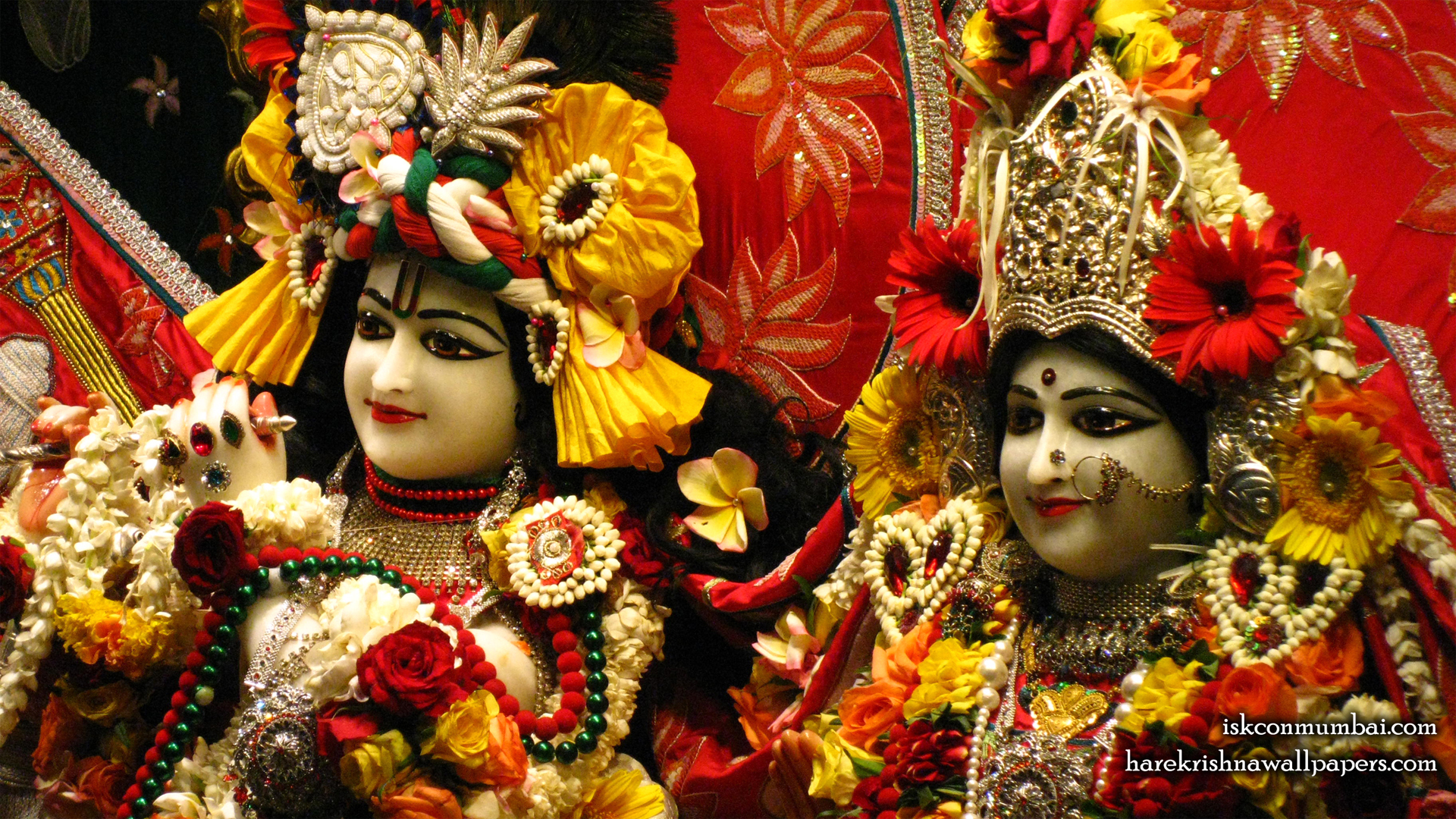 Sri Sri Radha Rasabihari Close up Wallpaper (015) Size 1920x1080 Download