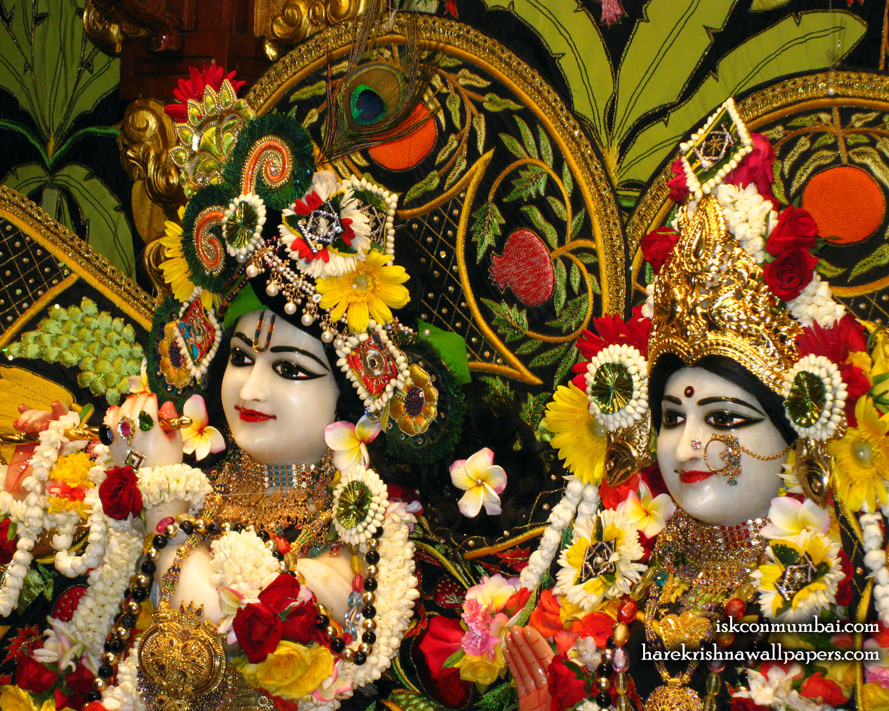 Sri Sri Radha Rasabihari Close up Wallpaper (018) Size 1280x1024 Download