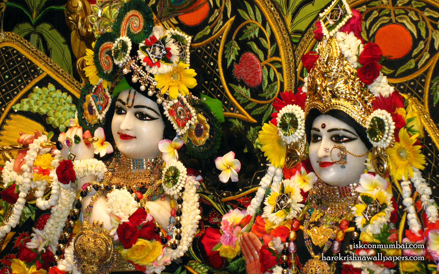 Sri Sri Radha Rasabihari Close up Wallpaper (018) Size 1440x900 Download
