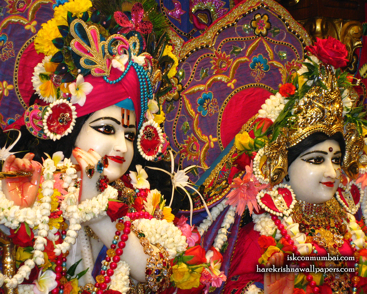 Sri Sri Radha Rasabihari Close up Wallpaper (023) Size 1280x1024 Download