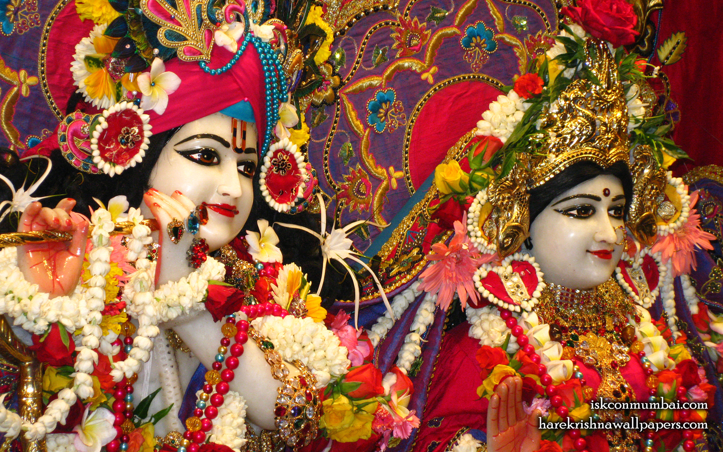 Sri Sri Radha Rasabihari Close up Wallpaper (023) Size 1440x900 Download