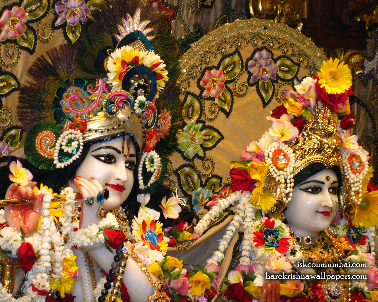Sri Sri Radha Rasabihari Close up Wallpaper (025) Size 1280x1024 Download