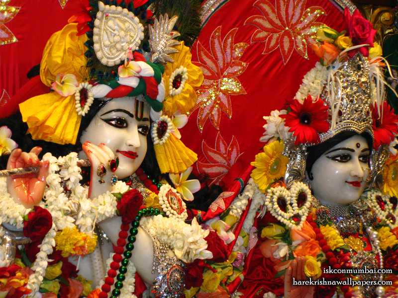 Sri Sri Radha Rasabihari Close up Wallpaper (026)