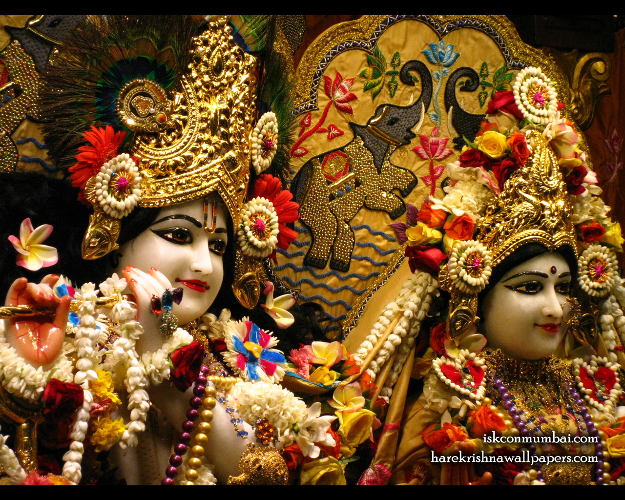 Sri Sri Radha Rasabihari Close up Wallpaper (028) Size 1280x1024 Download