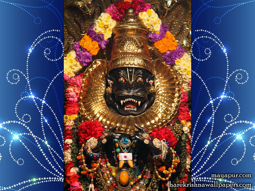 Sri Narasimha Deva Close up Wallpaper (001) Size 1024x768 Download