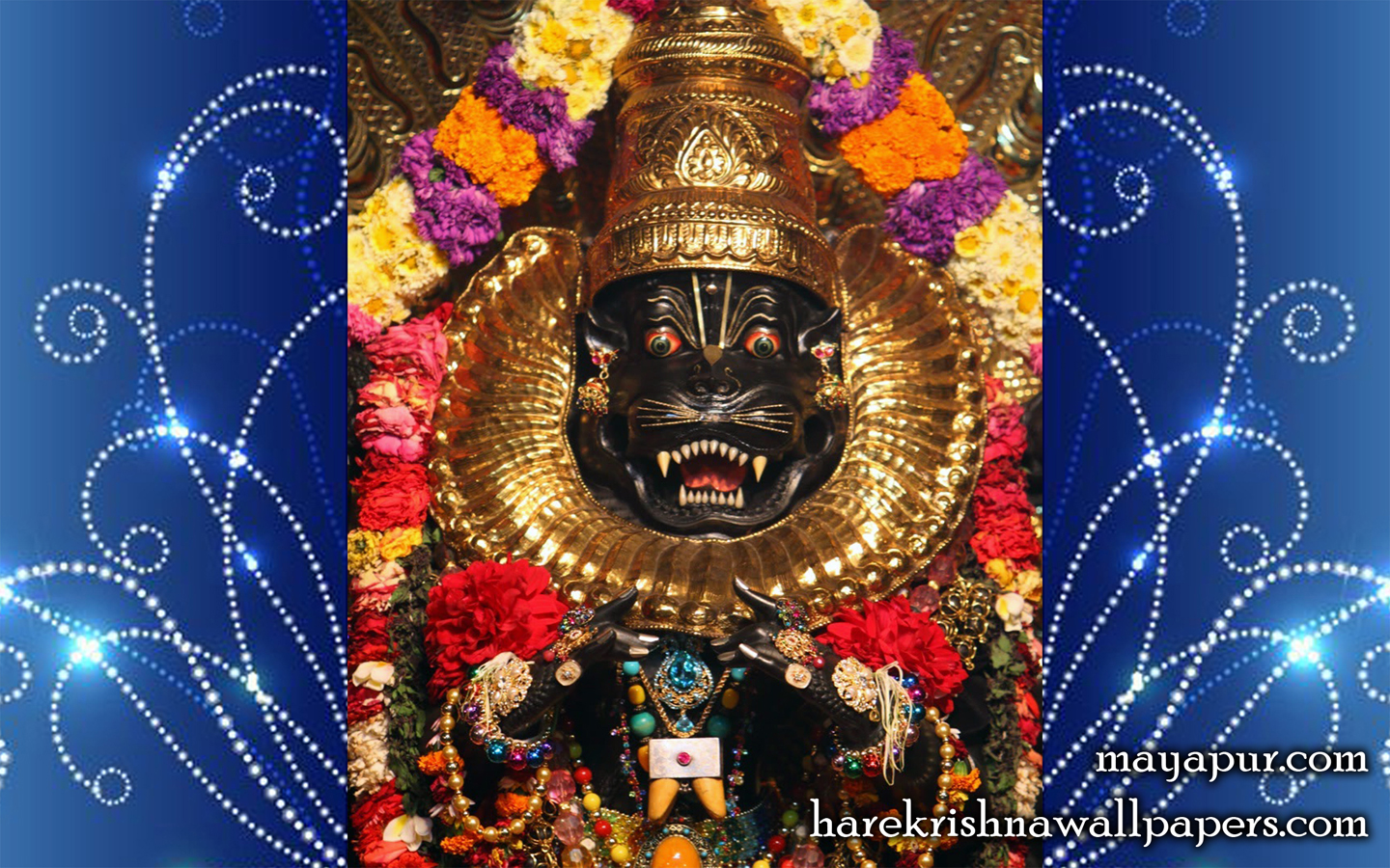 Sri Narasimha Deva Close up Wallpaper (001) Size 1440x900 Download