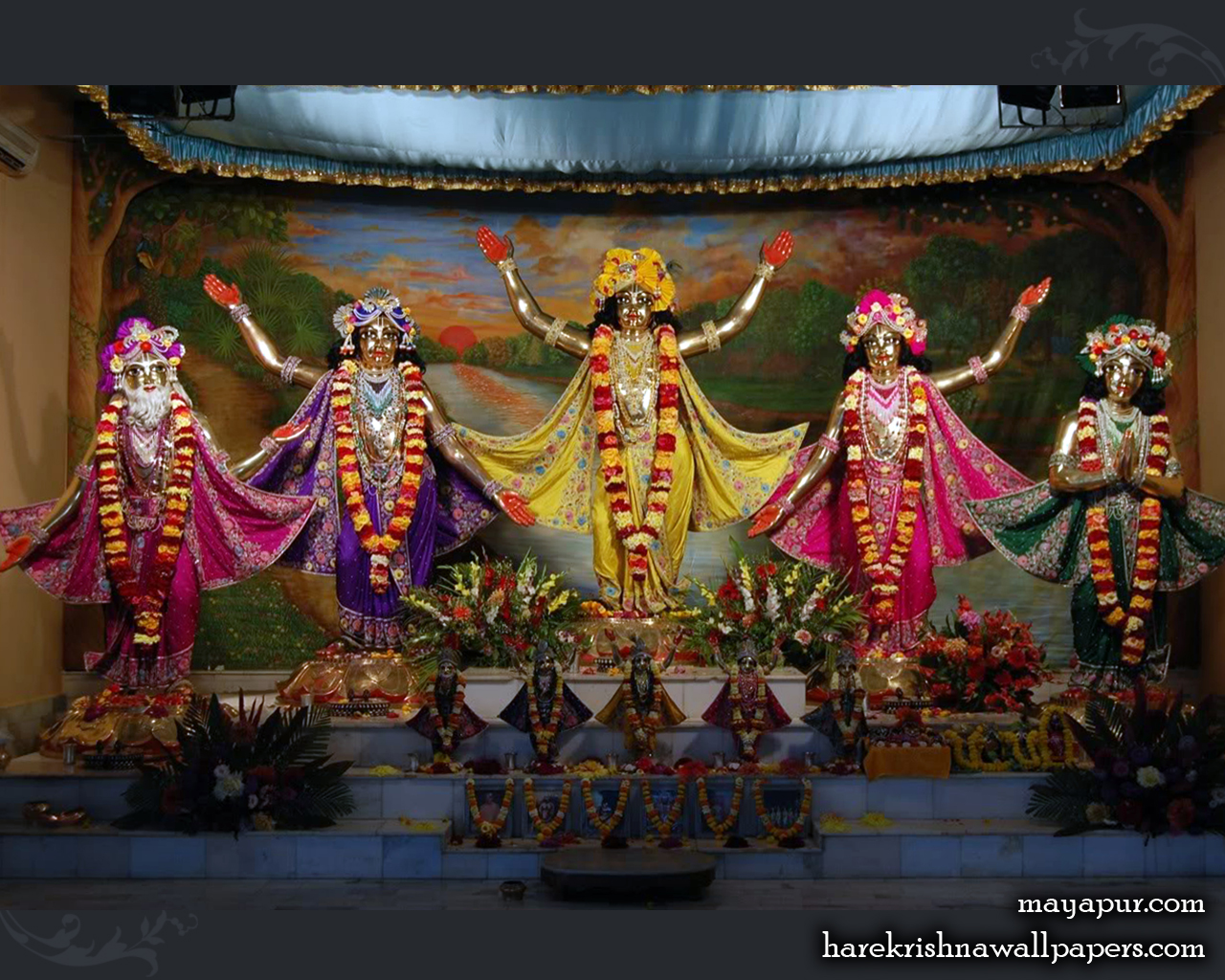 Sri Panchatatva Wallpaper (001) Size 1280x1024 Download