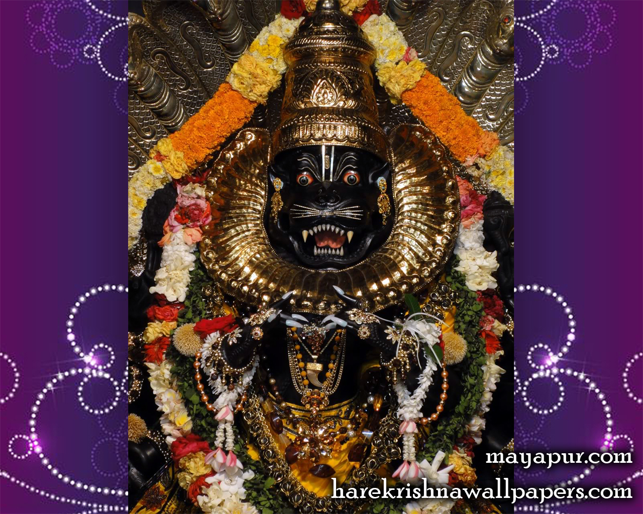 Sri Narasimha Deva Close up Wallpaper (002) Size 1280x1024 Download