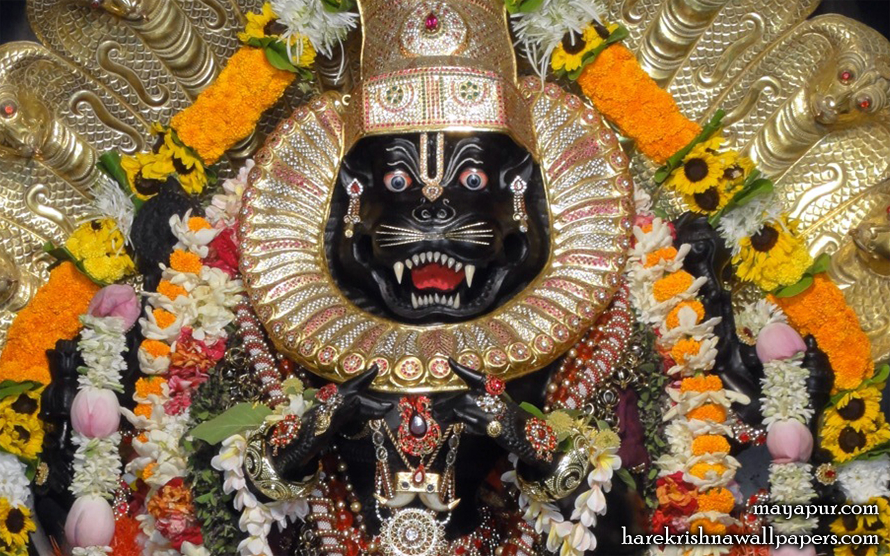 Sri Narasimha Deva Close up Wallpaper (007) Size 1280x800 Download