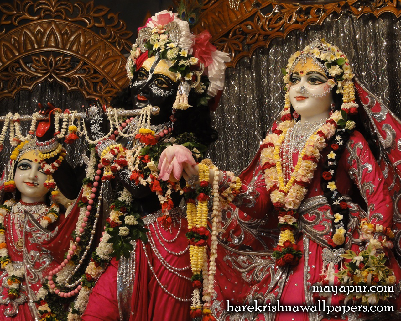 Sri Radha Madhava Close up Wallpaper (008) Size 1280x1024 Download