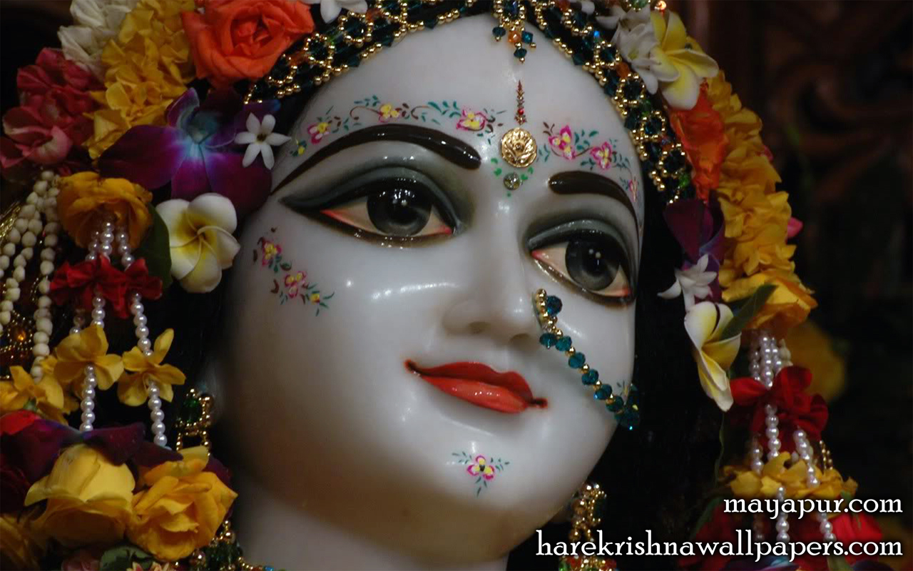 Sri Radha Close up Wallpaper (009) Size 1280x800 Download