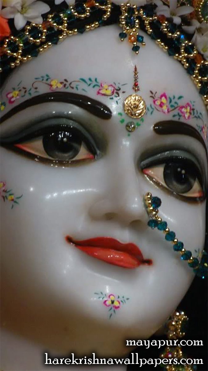 Sri Radha Close up Wallpaper (009) Size 675x1200 Download