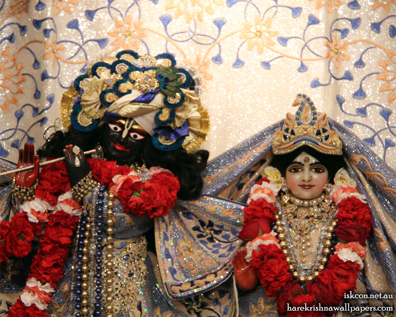 Sri Sri Radha Vallabh Close up Wallpaper (002) Size 1280x1024 Download