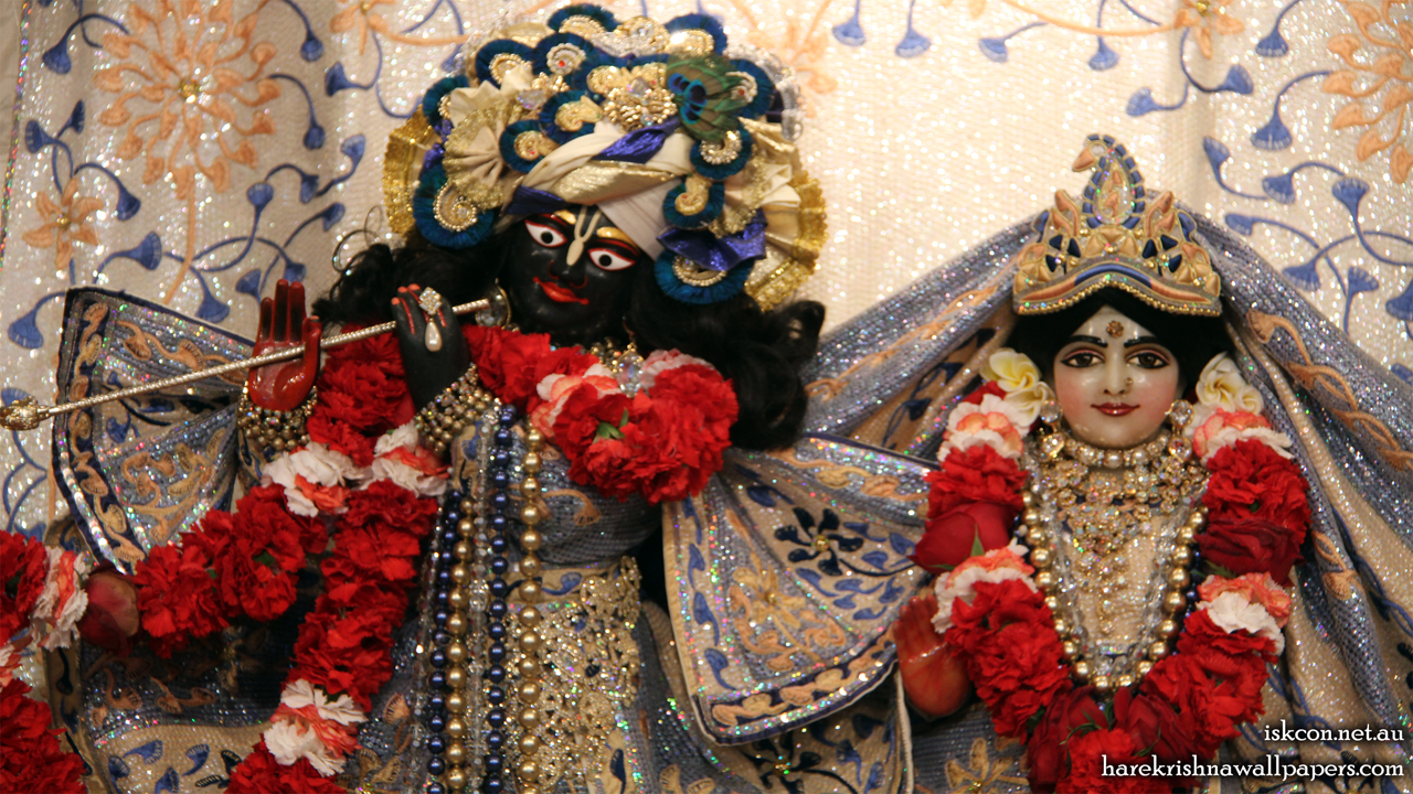 Sri Sri Radha Vallabh Close up Wallpaper (002) Size 1280x720 Download