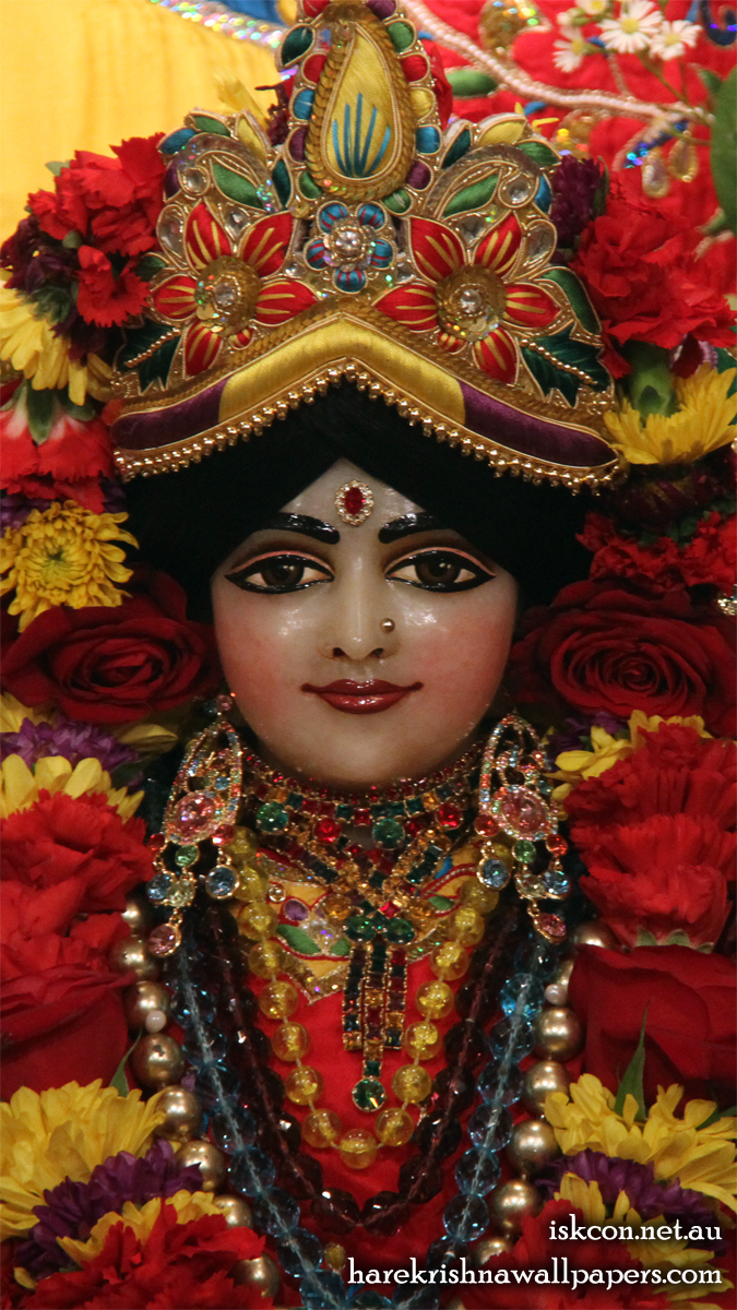 Sri Radha Close up Wallpaper (004) Size 675x1200 Download