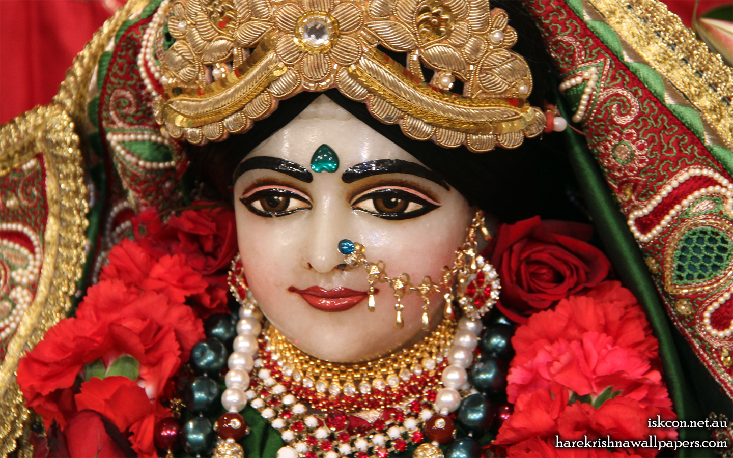 Sri Radha Close up Wallpaper (005) Size 1440x900 Download