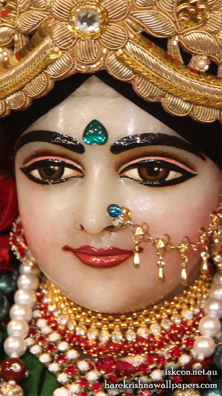 Sri Radha Close up Wallpaper (005) Size 450x800 Download
