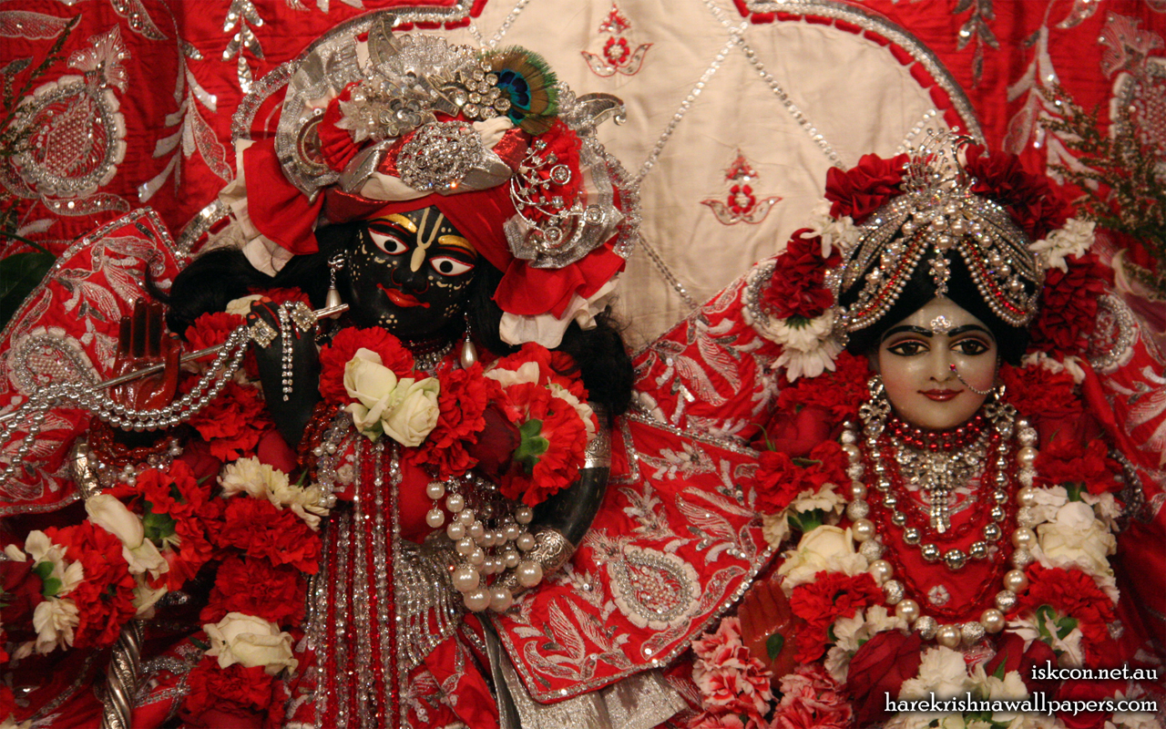 Sri Sri Radha Vallabh Close up Wallpaper (005) Size 1280x800 Download