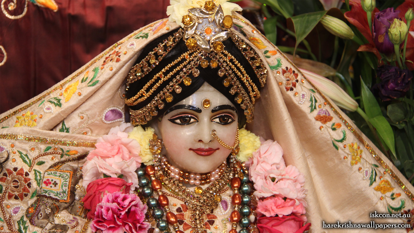 Sri Radha Close up Wallpaper (006) Size 1600x900 Download