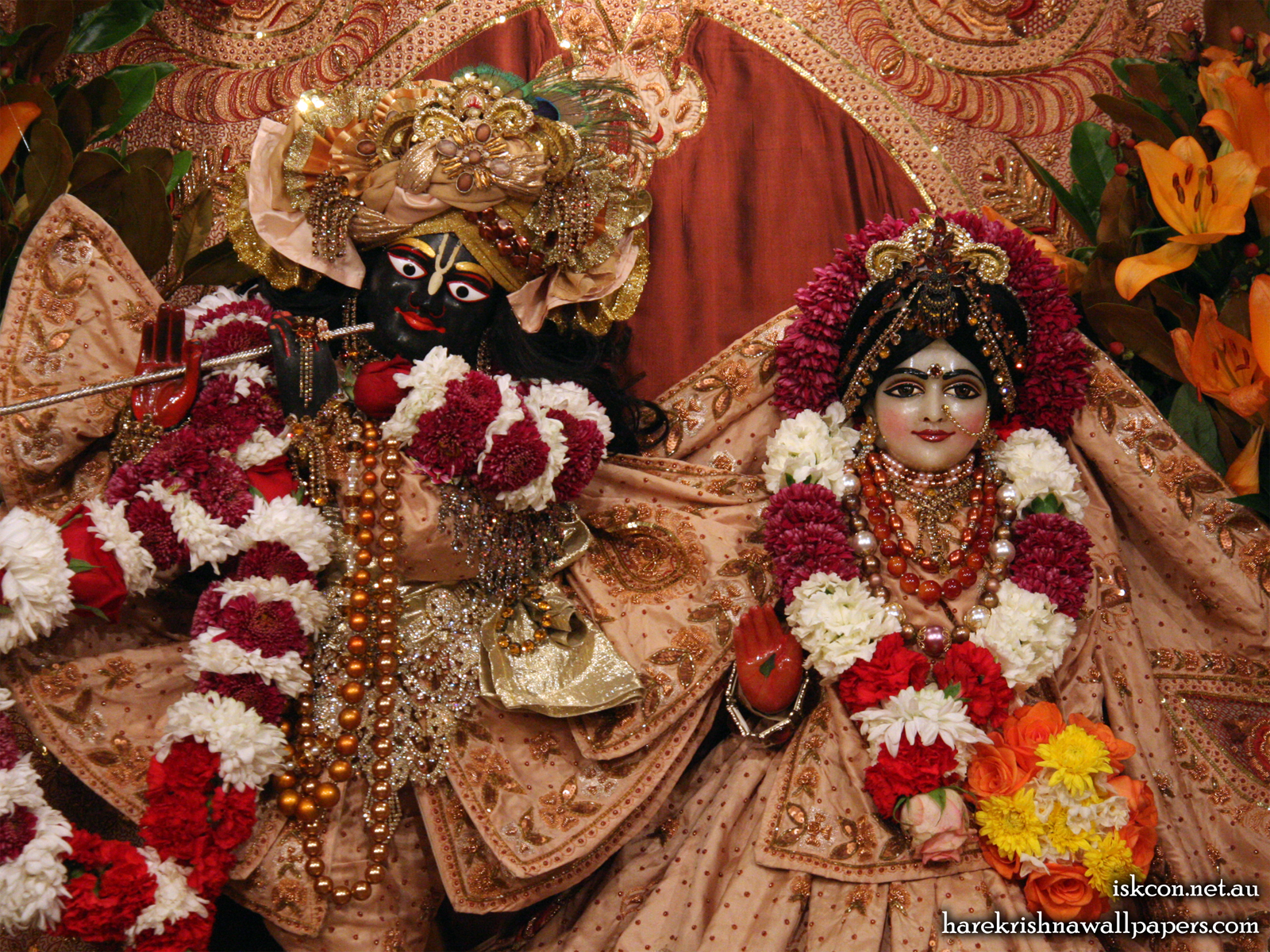 Sri Sri Radha Vallabh Close up Wallpaper (006) Size1600x1200 Download