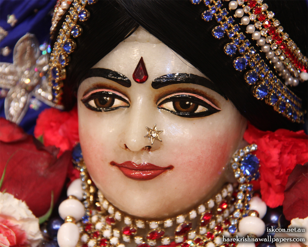 Sri Radha Close up Wallpaper (007) Size 1280x1024 Download