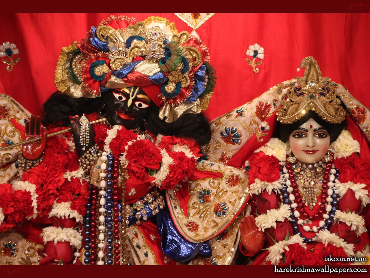 Sri Sri Radha Vallabh Close up Wallpaper (007) Size 1280x960 Download