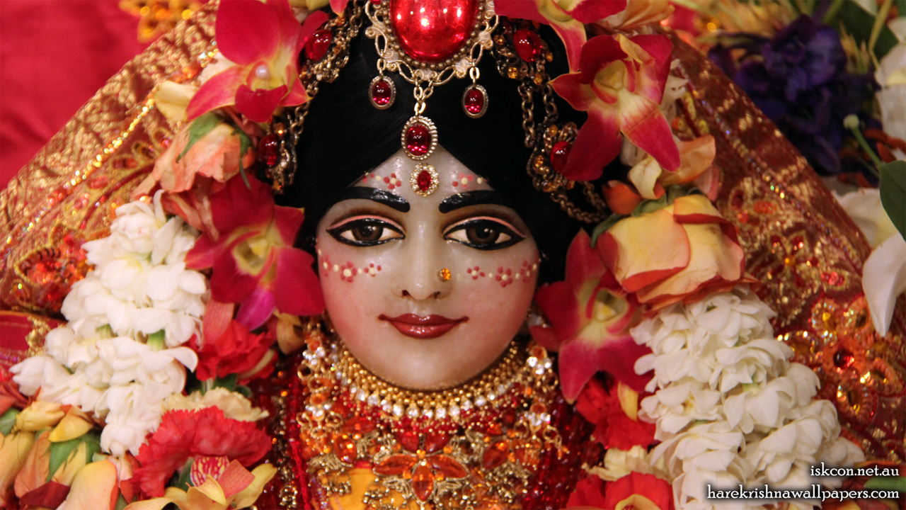 Sri Radha Close up Wallpaper (008) Size 1280x720 Download
