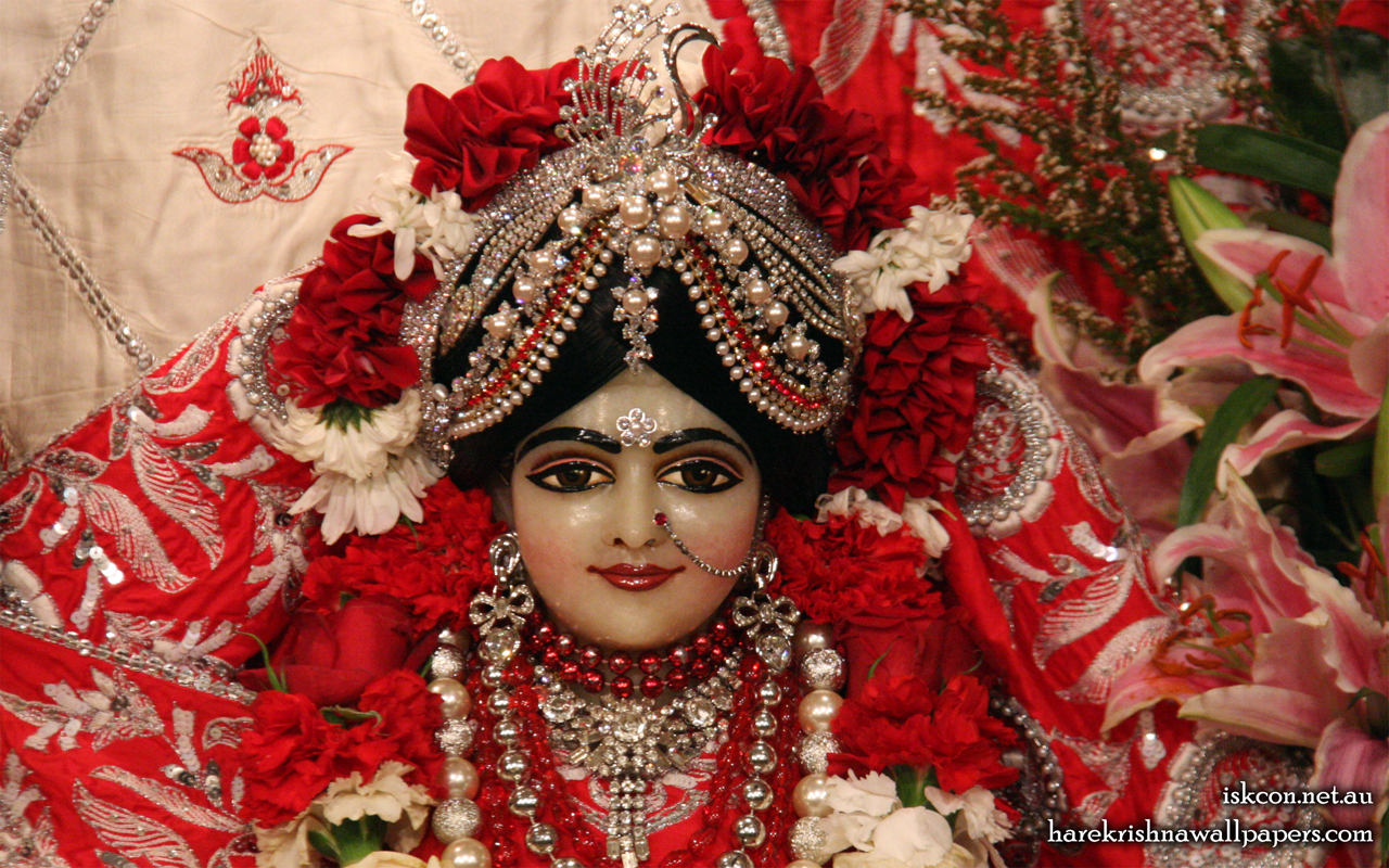 Sri Radha Close up Wallpaper (014) Size 1280x800 Download