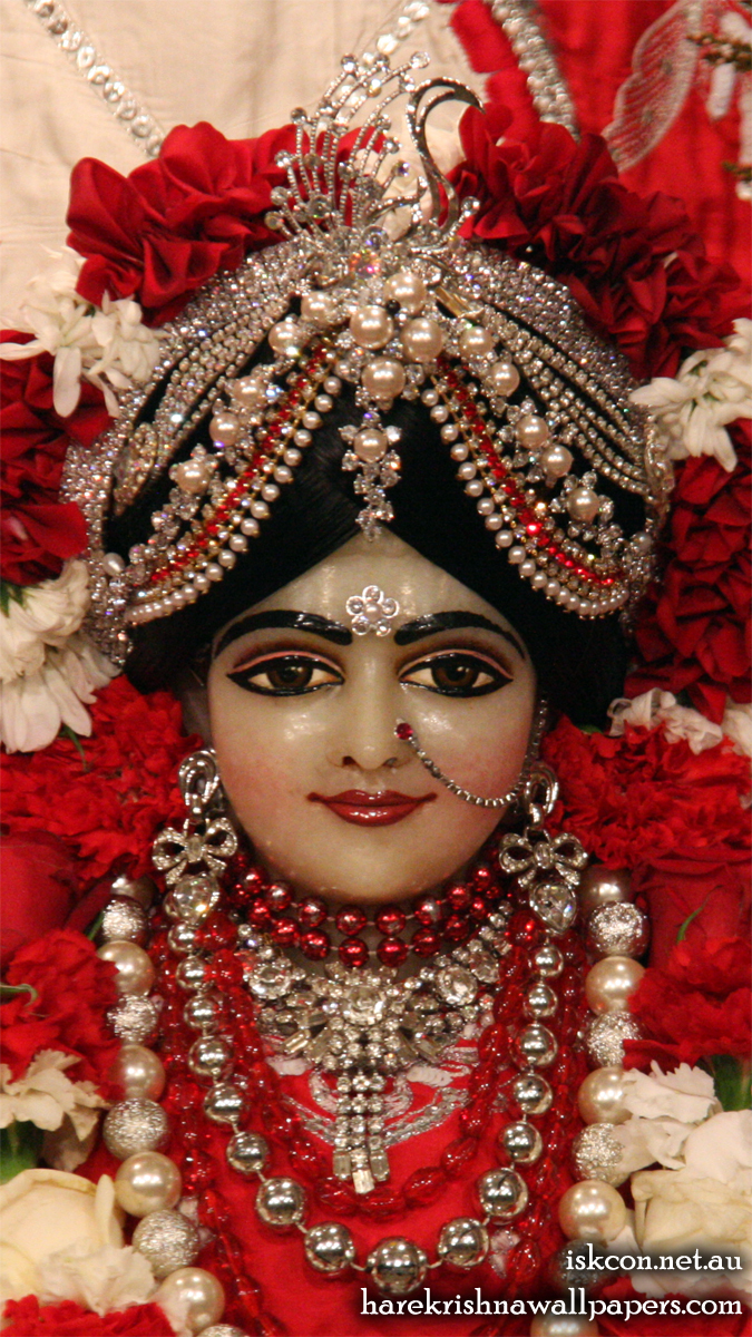 Sri Radha Close up Wallpaper (014) Size 675x1200 Download