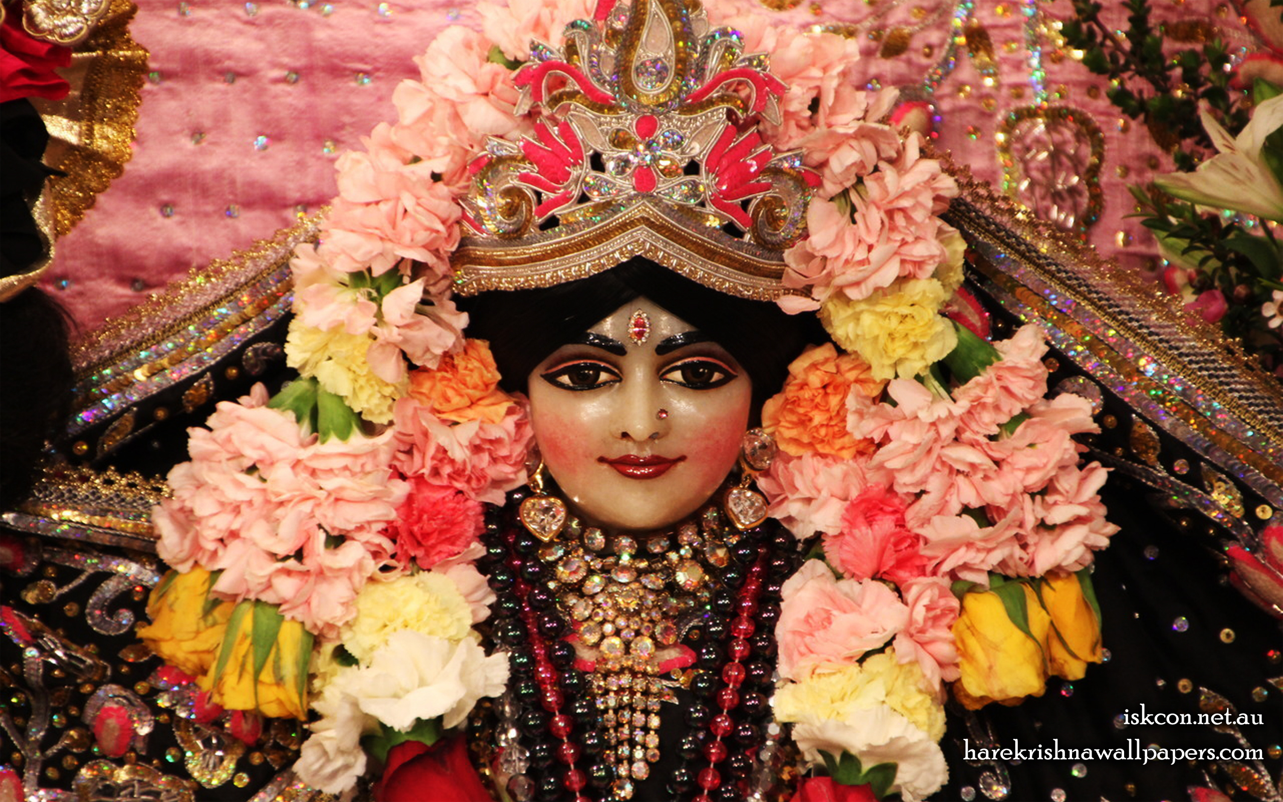 Sri Radha Close up Wallpaper (015) Size 2560x1600 Download