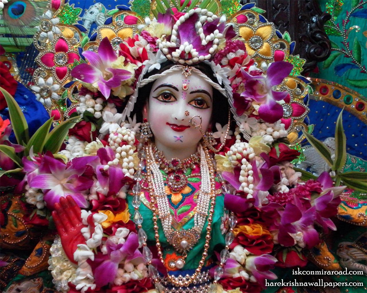 Sri Radha Close up Wallpaper (001) Size 1280x1024 Download