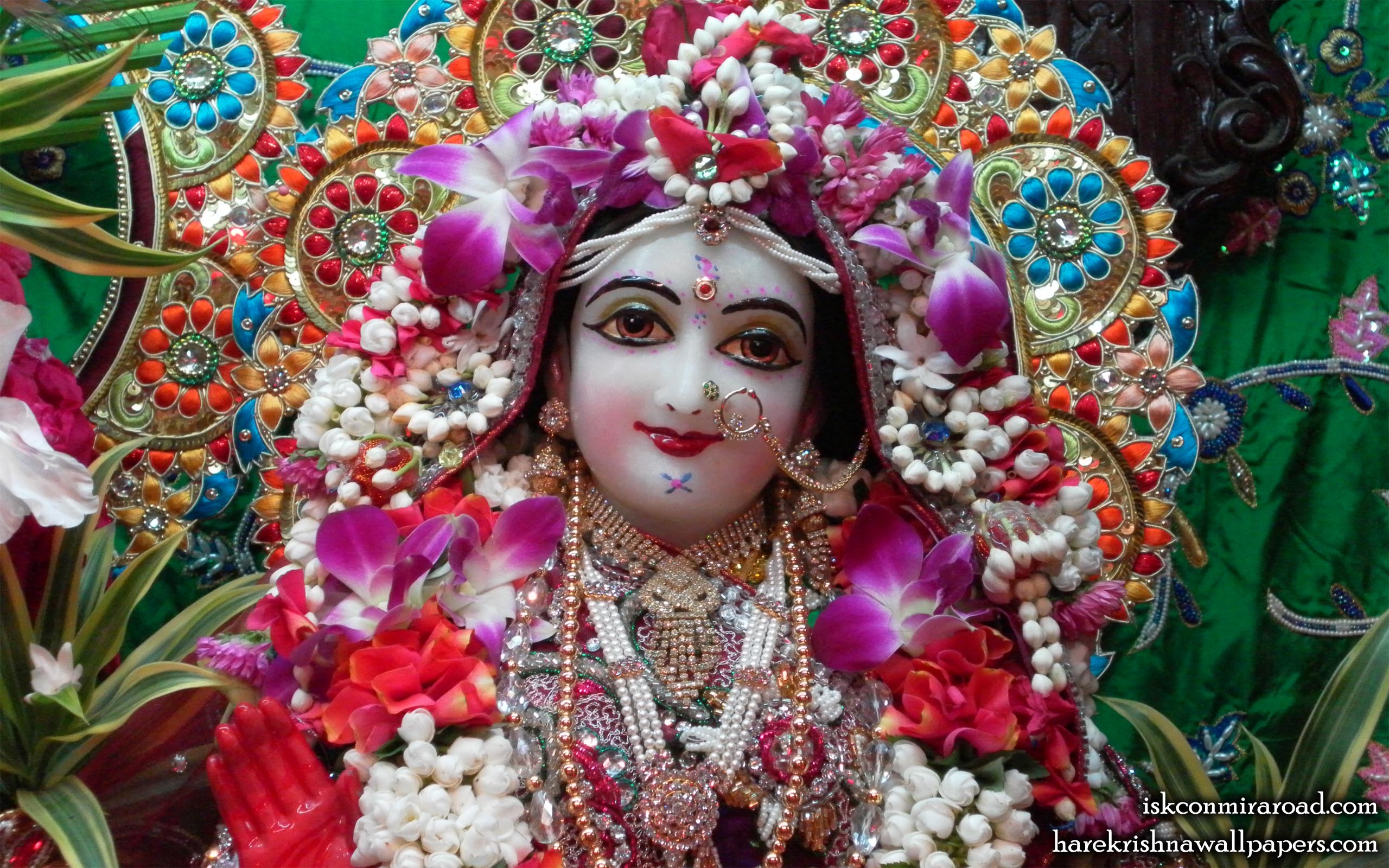 Sri Radha Close up Wallpaper (002) Size 2560x1600 Download