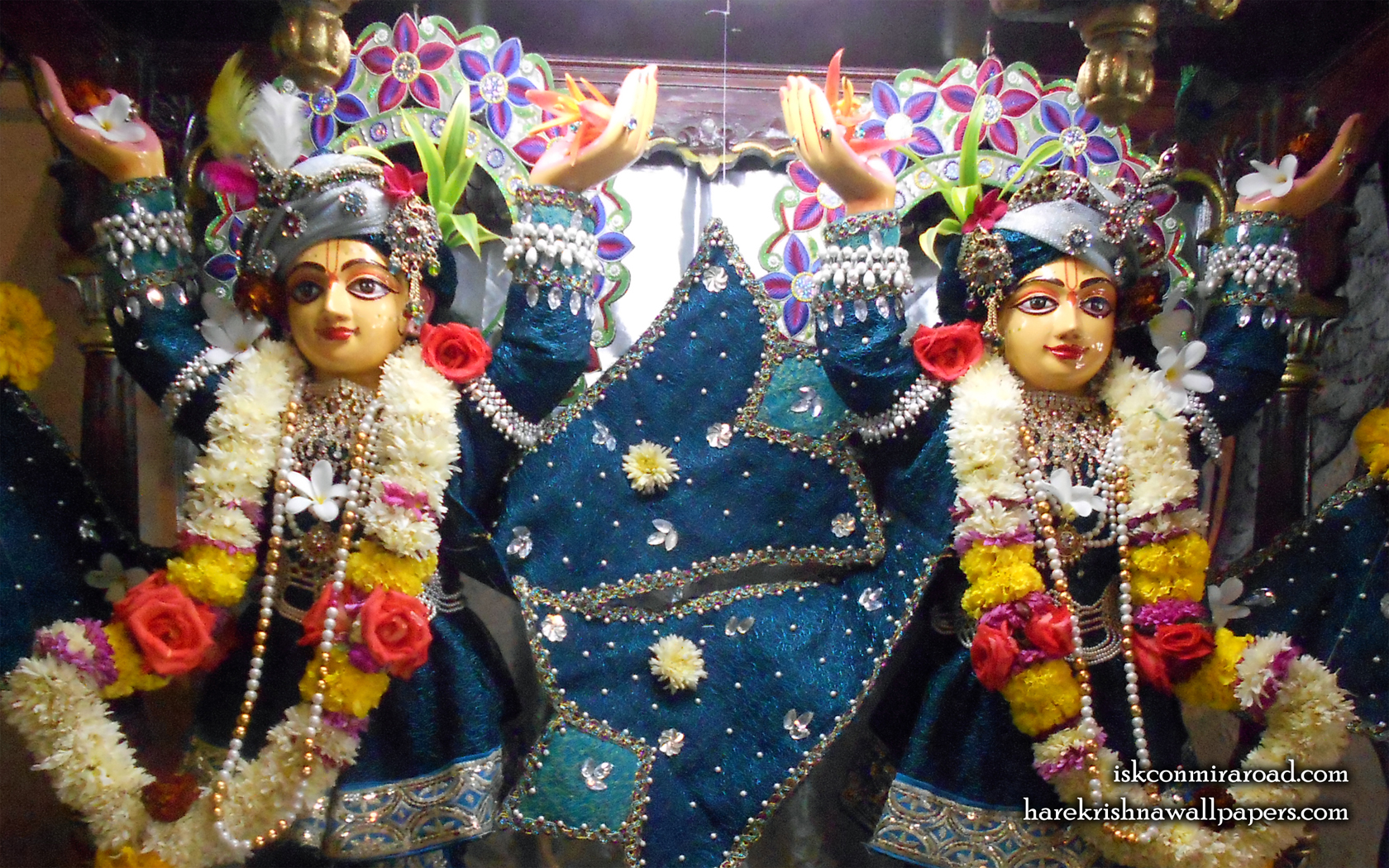 Sri Sri Gaura Nitai Close up Wallpaper (002) Size 1680x1050 Download