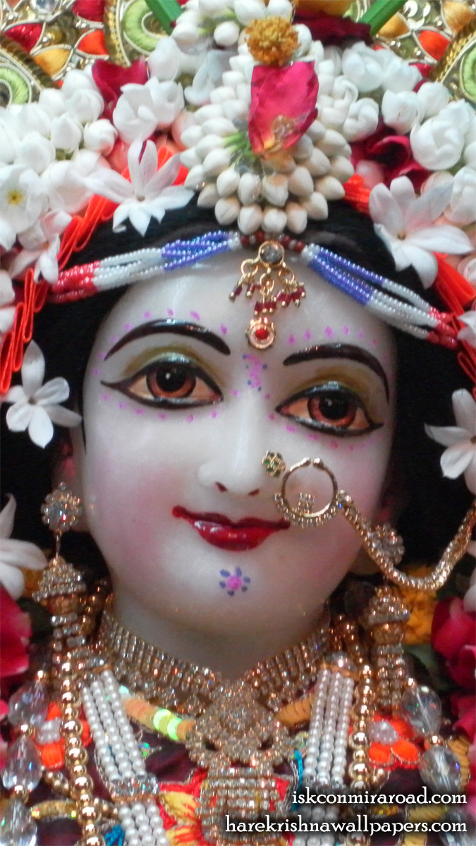 Sri Radha Close up Wallpaper (004) Size 675x1200 Download