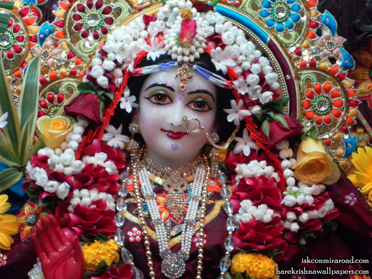 Sri Radha Close up Wallpaper (005) Size 1280x960 Download