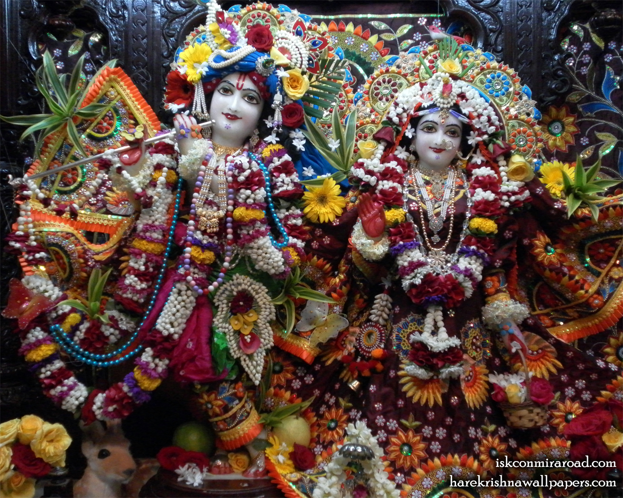 Sri Sri Radha Giridhari Wallpaper (005) Size 1280x1024 Download