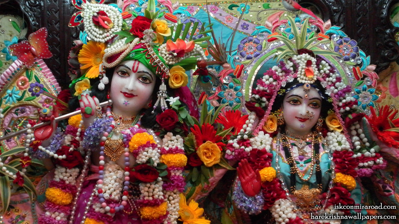 Sri Sri Radha Giridhari Close up Wallpaper (012) Size 1280x720 Download