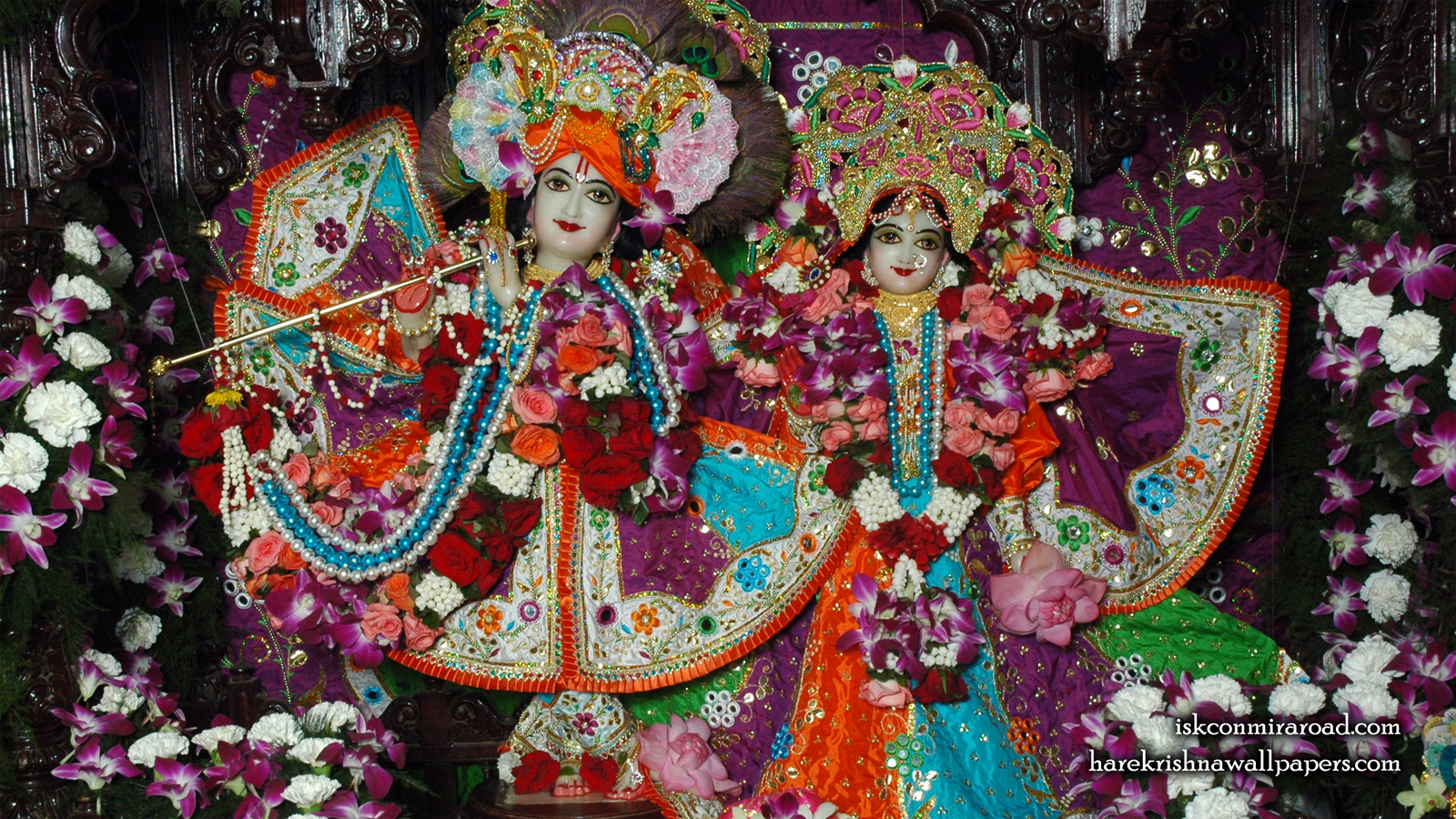 Sri Sri Radha Giridhari Wallpaper (016) Size 1600x900 Download