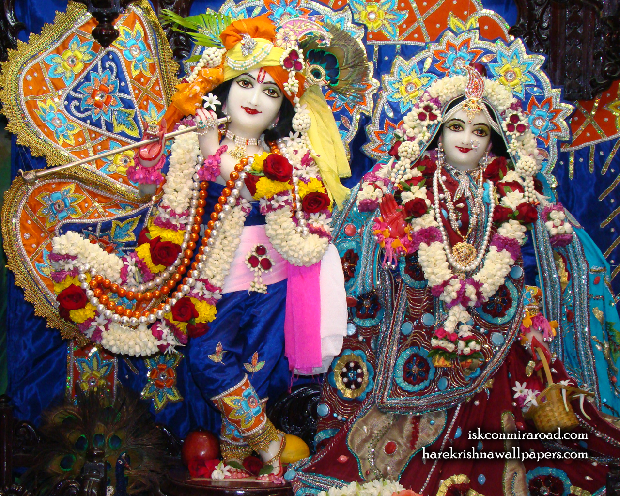 Sri Sri Radha Giridhari Wallpaper (018) Size 1280x1024 Download