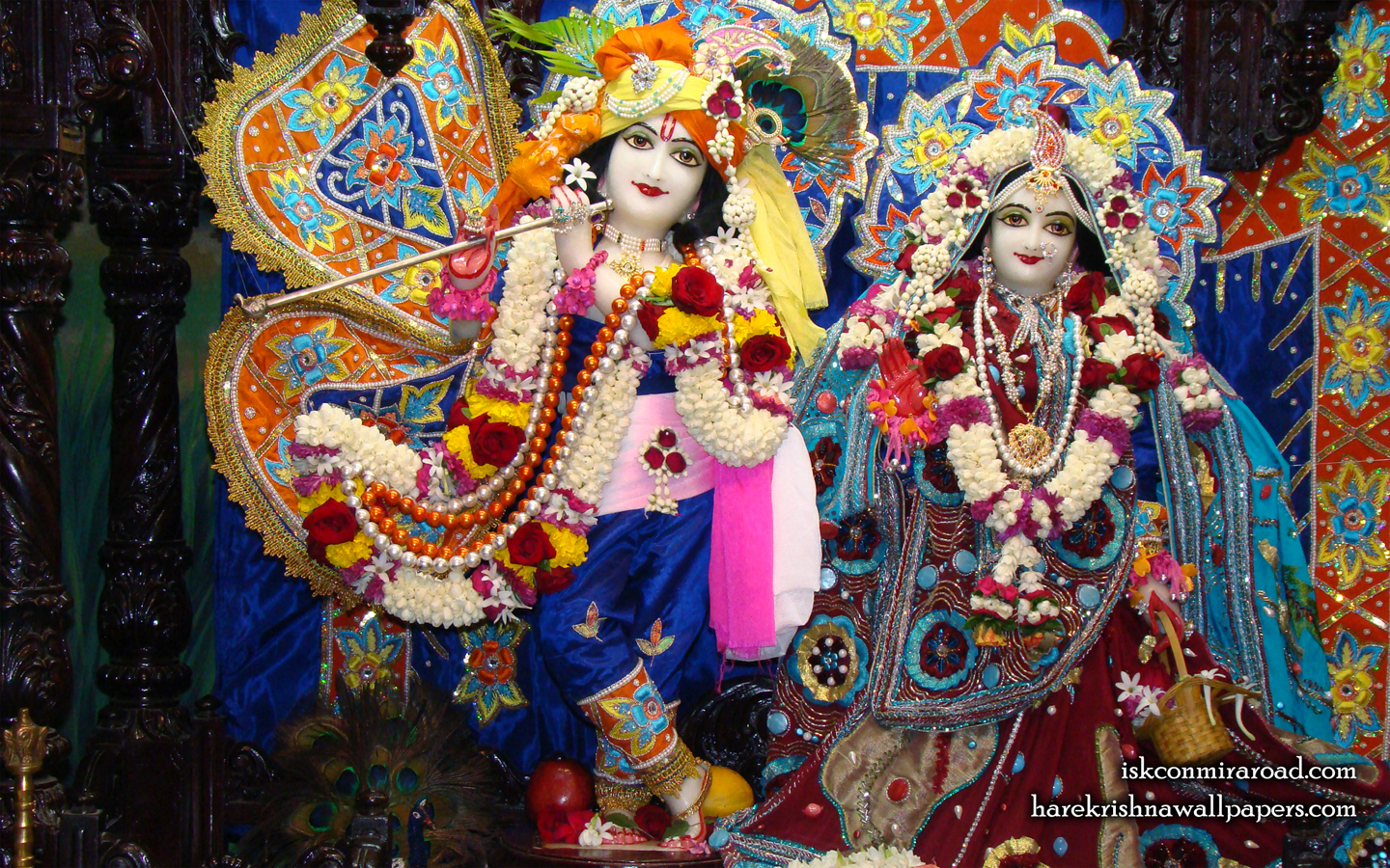 Sri Sri Radha Giridhari Wallpaper (018) Size 1440x900 Download