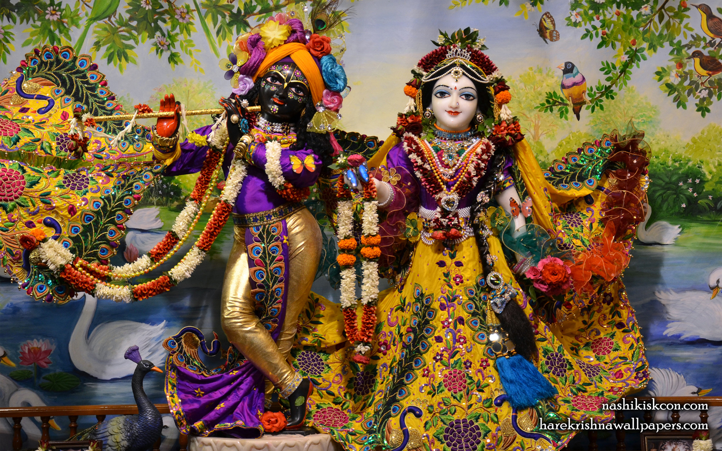 Sri Sri Radha Madan Gopal Wallpaper (002) Size 1440x900 Download