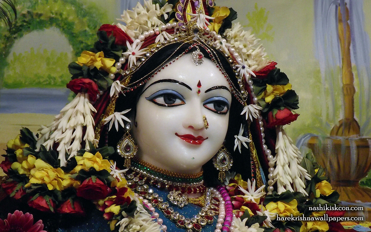 Sri Radha Close up Wallpaper (003) Size 1280x800 Download