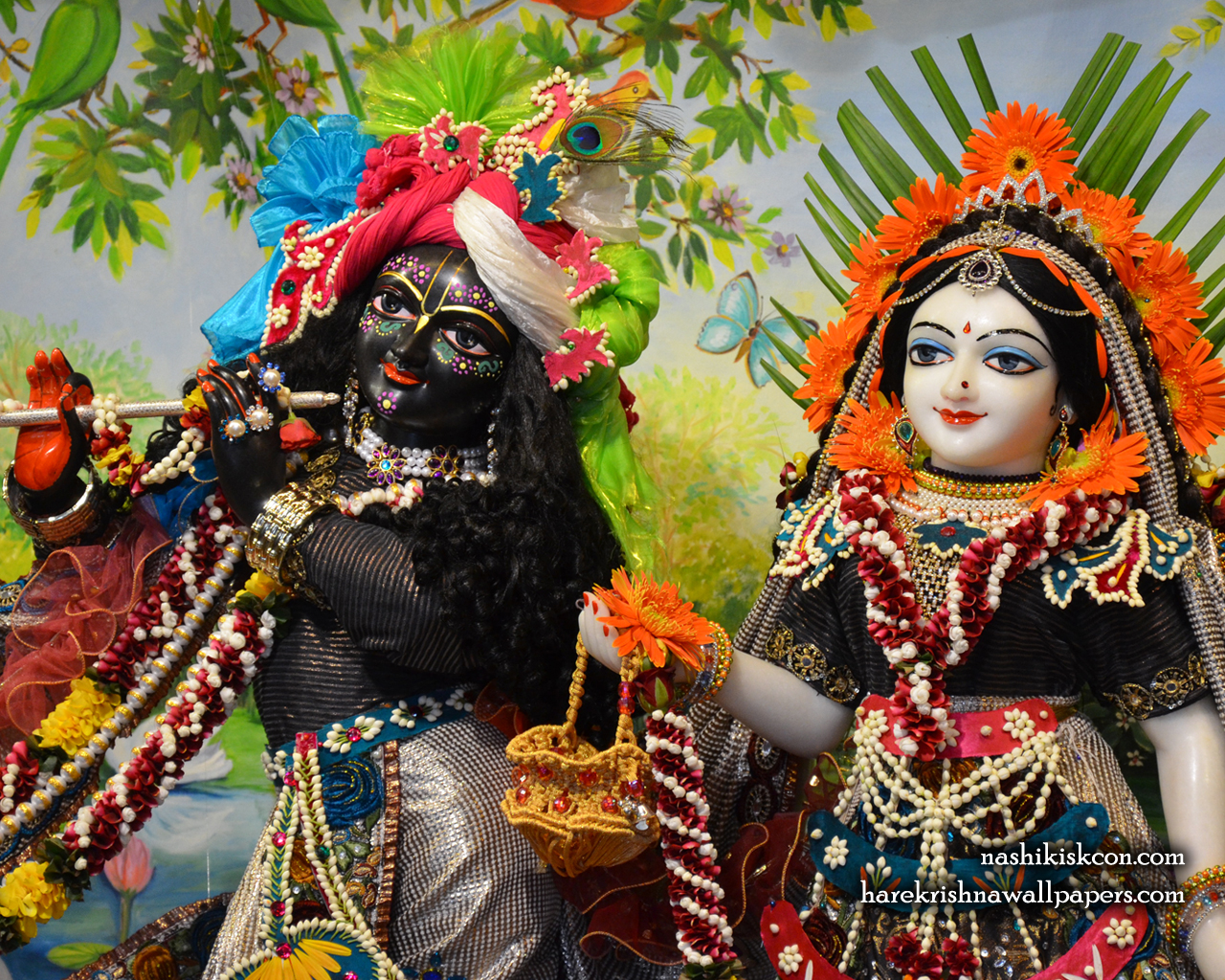 Sri Sri Radha Madan Gopal Close up Wallpaper (003) Size 1280x1024 Download